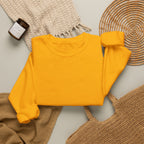 Minimal White Crewneck Sweatshirt