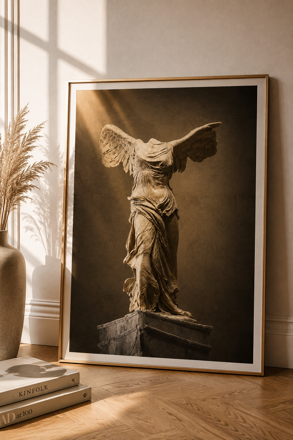 Nike von Samothrake Winged Victory Poster und Leinwand – geflügelte griechische Siegesgöttin als klassische Kunst