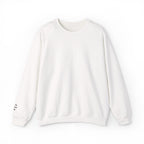 Minimal White Crewneck Sweatshirt