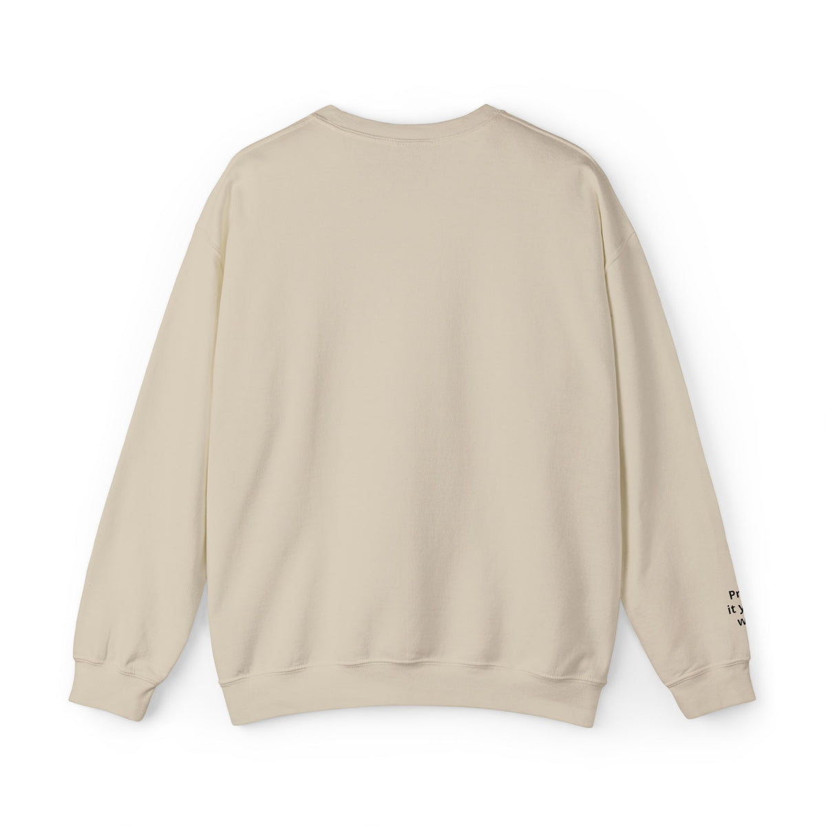 Minimal White Crewneck Sweatshirt