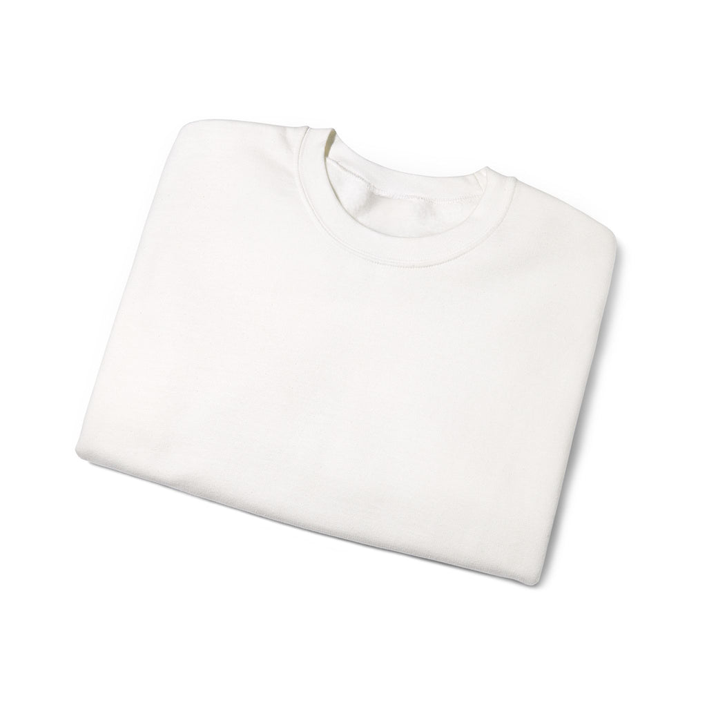 Minimal White Crewneck Sweatshirt