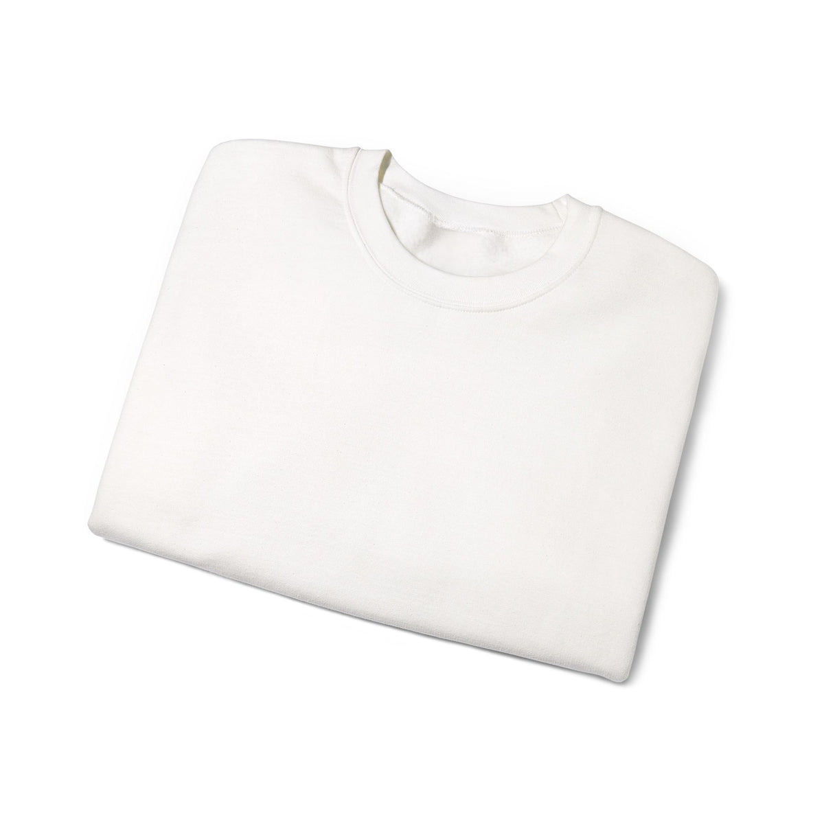Minimal White Crewneck Sweatshirt
