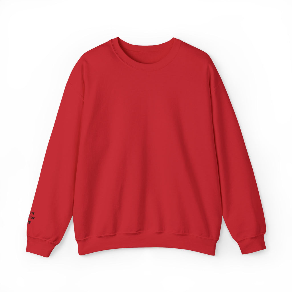 Minimal White Crewneck Sweatshirt