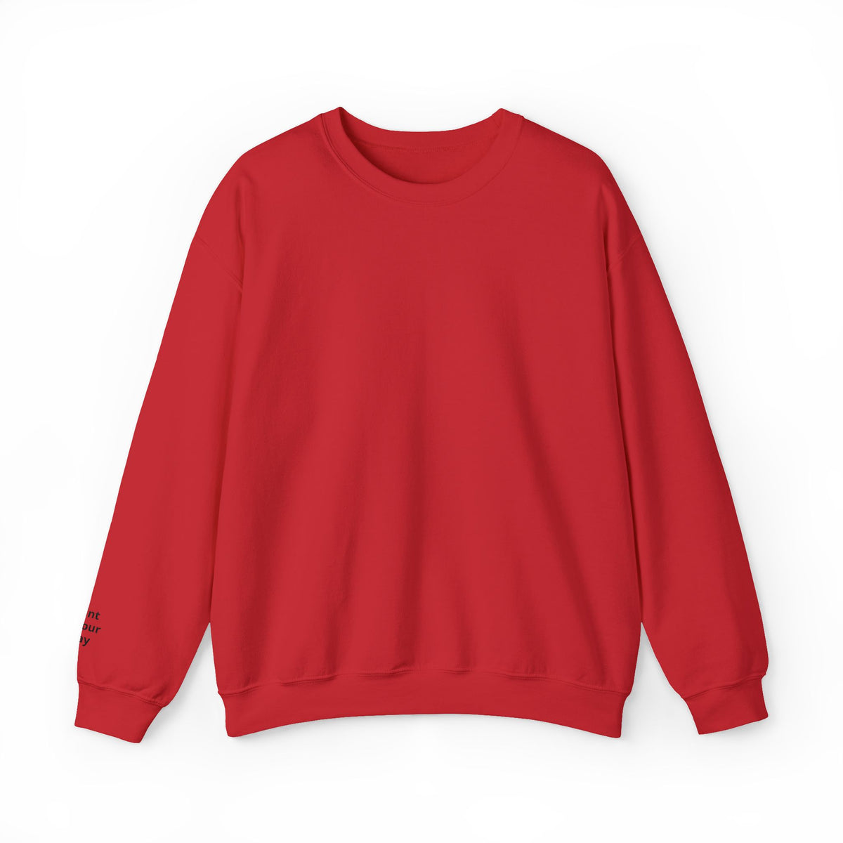 Minimal White Crewneck Sweatshirt