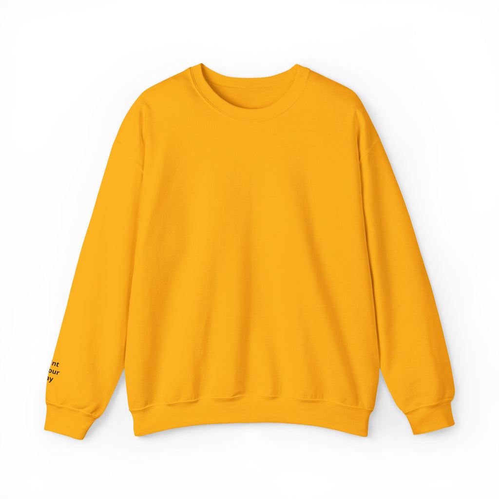 Minimal White Crewneck Sweatshirt